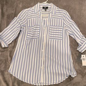 Button up blouse new with tags